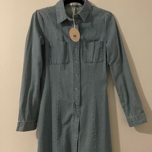 Wild Honey short denim dress - never worn!